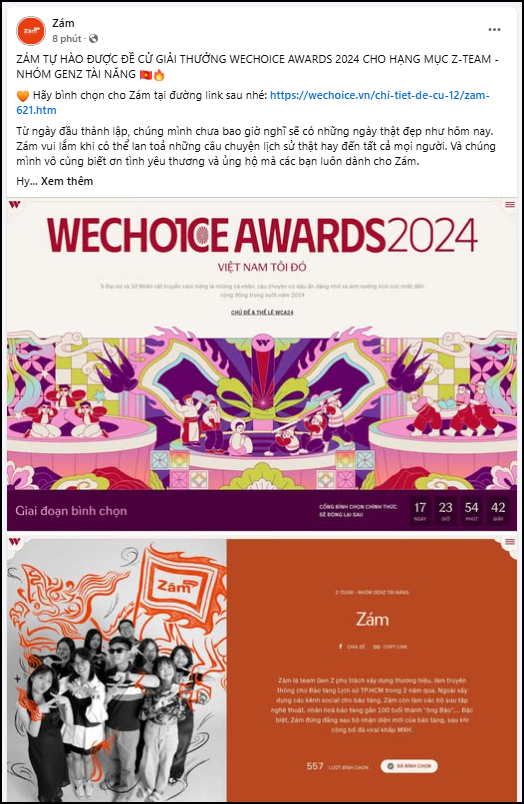 Tất tần tật nguồn năng lượng Gen Z tại WeChoice Awards 2024: Ai cũng &quot;đỉnh nóc&quot;, đua nhau gọi vote tưng bừng!- Ảnh 7.