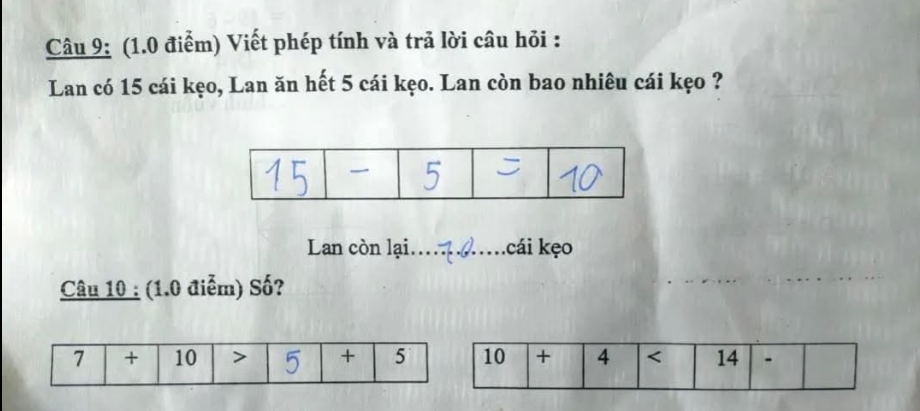 Bài toán tiểu học đang khiến cả cõi mạng dậy sóng: &quot;14 trừ đi bao nhiêu để lớn hơn 14?&quot;- Ảnh 1.