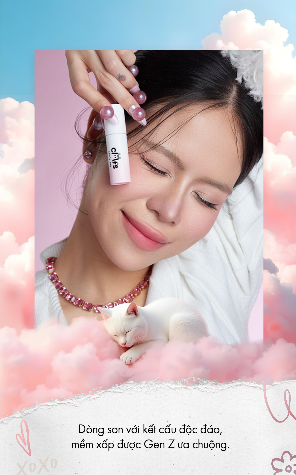 Một em son Hàn mới toanh vừa trình làng đã khiến các nàng đứng ngồi không yên, thiết kế mèo xinh "chấn động"! - Ảnh 3.