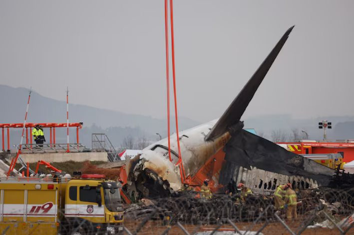 Cổ phiếu hãng hàng không Jeju Air rung chuyển, chạm đáy chưa từng có sau vụ tai nạn máy bay khiến 179 người thiệt mạng - Ảnh 1.