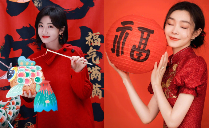 Sao thế giới nô nức đón năm mới: Hanbin diện cả Hanbok và áo dài, Dương Mịch - Lưu Thi Thi cùng dàn mỹ nhân Thái khoe sắc chào xuân - Ảnh 20.