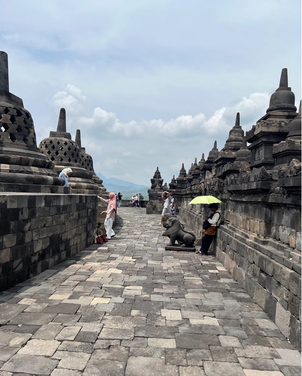 Tourists at the temple must now be accompanied by a guide. Photo: Penny Watson