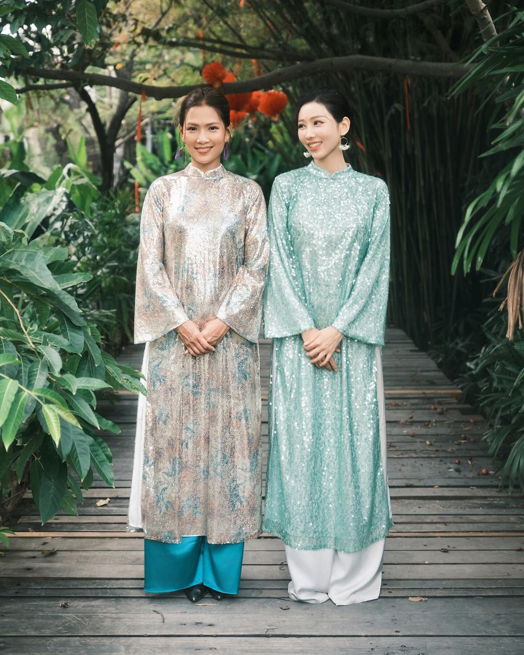 Còn mùng là còn Tết: Mỹ nhân Việt miệt mài lăng xê áo dài, ai diện cũng nền nã, thanh lịch và sang nức nở- Ảnh 12.