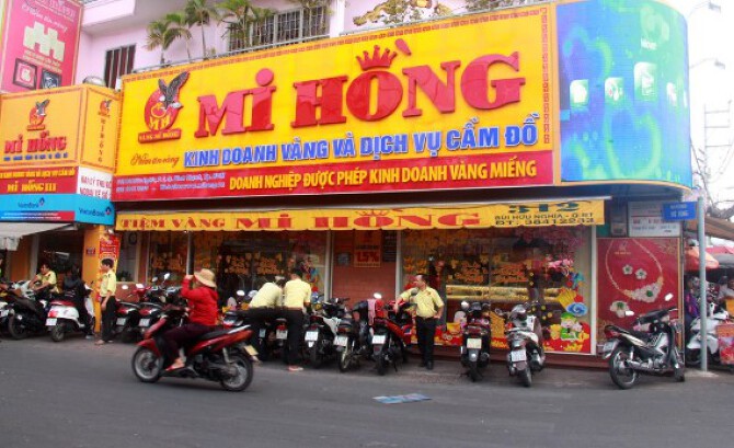 Giá vàng Mi Hồng