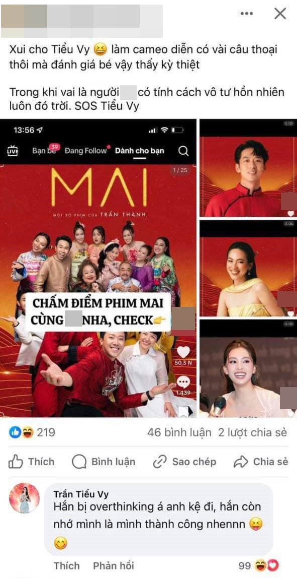 Bị netizen chê hết lời dù chỉ đóng vài phút trong &quot;Mai&quot;, Tiểu Vy liền đáp trả 1 câu &quot;gây bão&quot; - Ảnh 5.