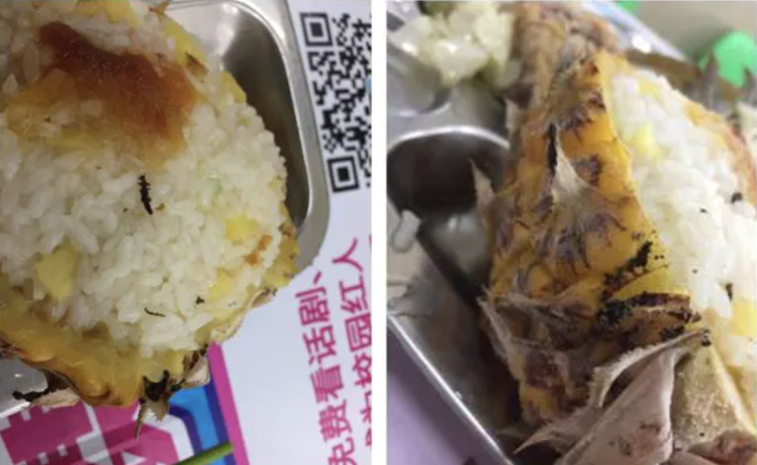 Ph&aacute;t hiện "c&ocirc;n tr&ugrave;ng" trong cơm canteen, học b&aacute; đi kiện v&agrave; c&aacute;i kết khiến d&acirc;n mạng trầm trồ - Ảnh 1.