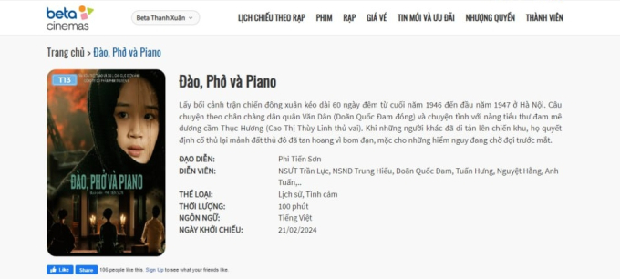 Thêm 2 cụm rạp thông báo phát hành &quot;Đào, Phở Và Piano&quot;, khán giả vẫn bất lực không thể mua vé online - Ảnh 5.