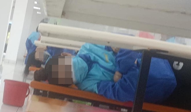 Hàng loạt công nhân nhập viện nghi ngộ độc khí ở Quảng Ninh - Ảnh 1.