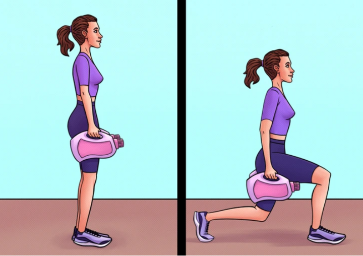 Bài tập gym săn cơ giảm cân hiệu quả có thể tập tại nhà, không cần thiết bị - Ảnh 9. Bài tập gym săn cơ giảm cân hiệu quả có thể tập tại nhà, không cần thiết bị - Ảnh 9.