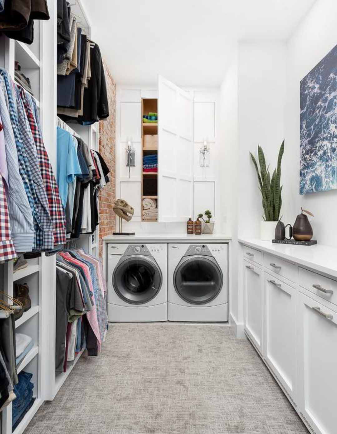 Nếu nhà không có ban công đặt máy giặt thì đây là 5 nơi &quot;hoàn hảo&quot; để cất chúng - Ảnh 6.