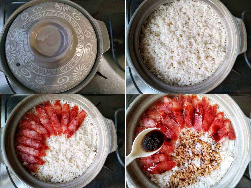 Xử l&yacute; lạp xưởng thừa sau Tết với m&oacute;n cơm ni&ecirc;u lạp xưởng - Ảnh 3.