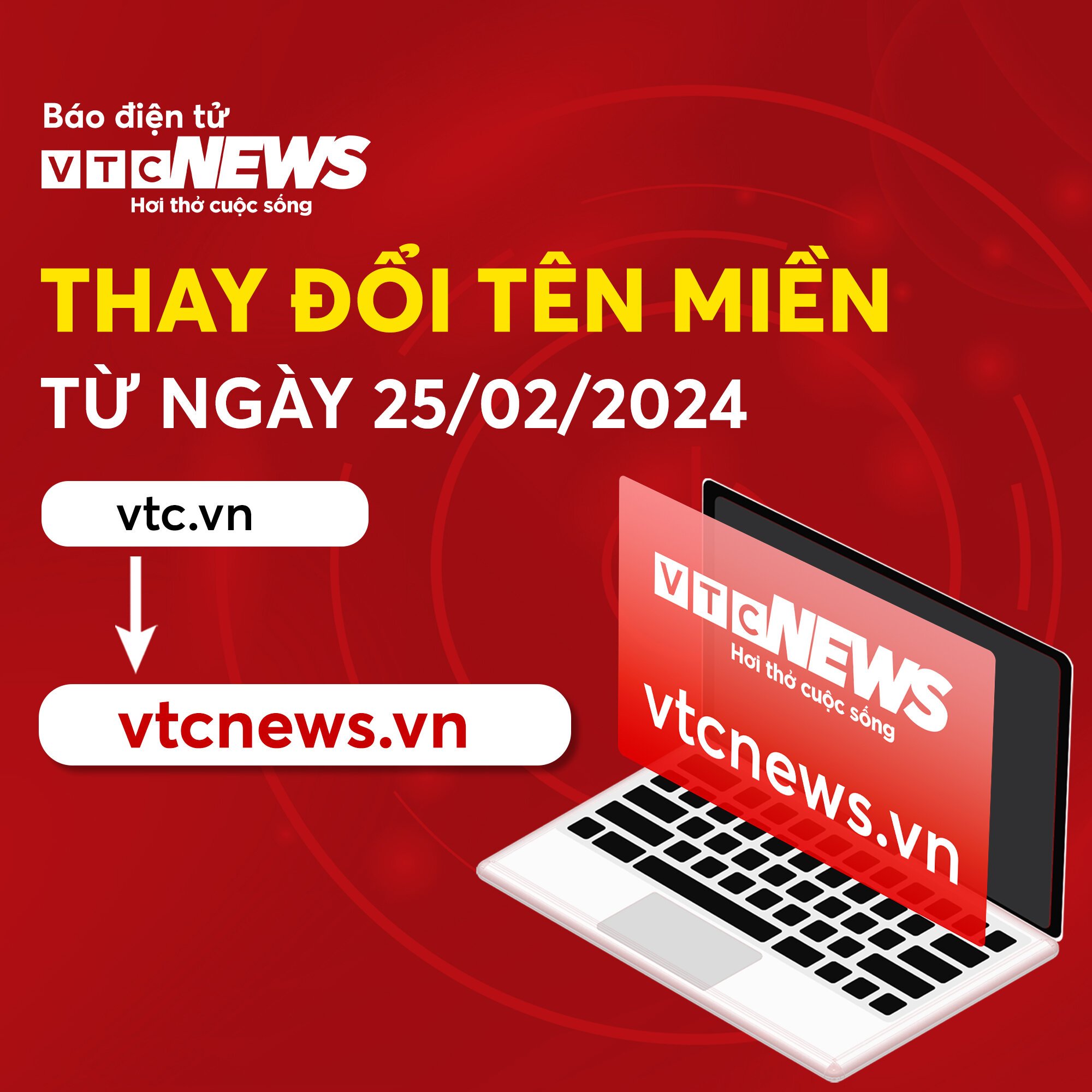 Báo điện tử VTC News đổi tên miền vtc.vn sang vtcnews.vn - Ảnh 1.