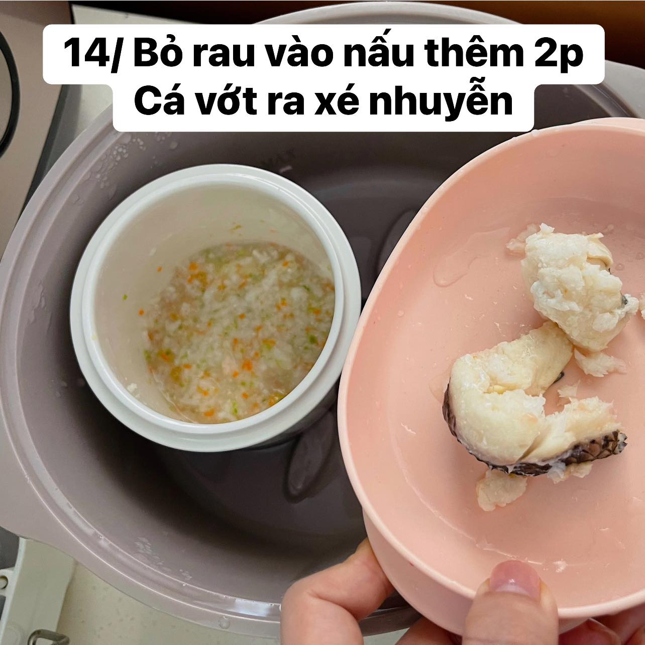 Nấu nướng cầu kì là chuyện bất khả thi, mẹ 9x bận rộn nấu cháo cho con đơn giản mà ngon như trên mạng - Ảnh 16.