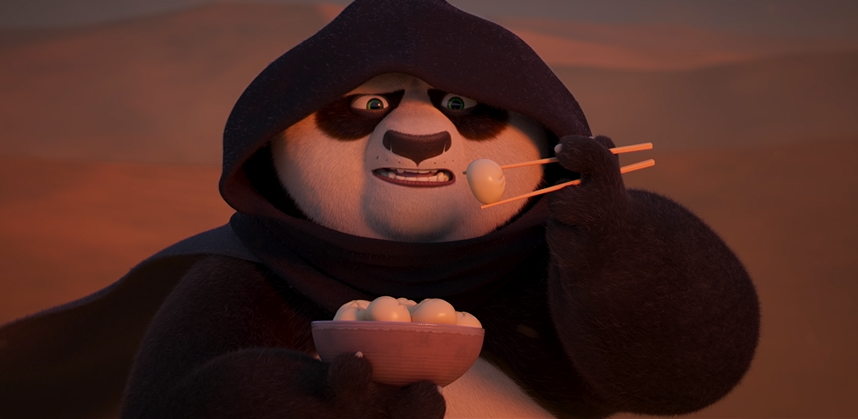 &quot;Kungfu Panda 4&quot; hứa hẹn hài té ghế: Gấu Po cũng có &quot;hàng auth hàng fake&quot;, ăn chay thiền định không yên- Ảnh 1.