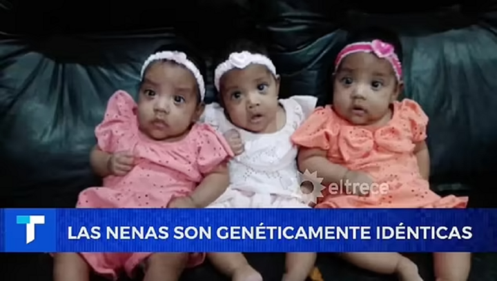 Ca sinh ba siêu hiếm: Mẹ mang thai tự nhiên, sinh 3 bé gái giống hệt nhau - Ảnh 4.