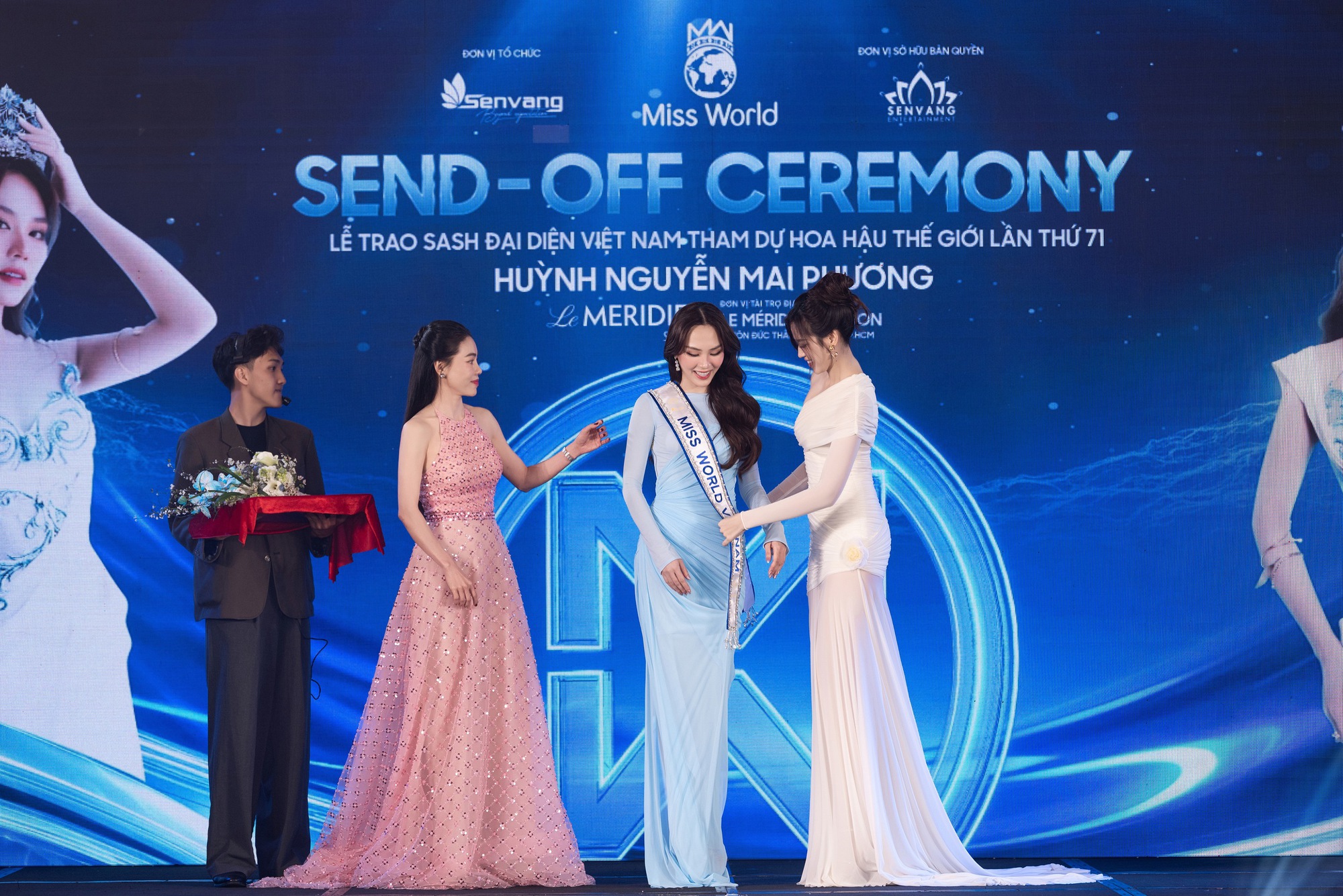 Hoa hậu Mai Phương công bố loạt váy áo tại Miss World, 1 nhân vật đặc biệt và dàn Hậu đình đám góp mặt- Ảnh 2.