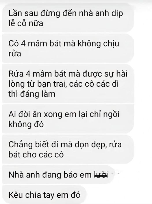 Tết về nhà bạn trai có phải rửa bát không và đây là câu trả lời “khét lẹt” của cô nàng thẳng tính - Ảnh 1.