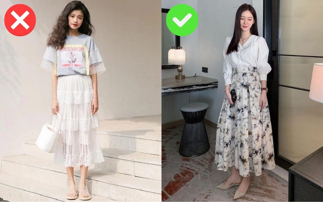 4 kiểu chân váy dìm dáng chị em không nên mua diện Tết - Ảnh 4. 4 kiểu chân váy dìm dáng chị em không nên mua diện Tết - Ảnh 4.