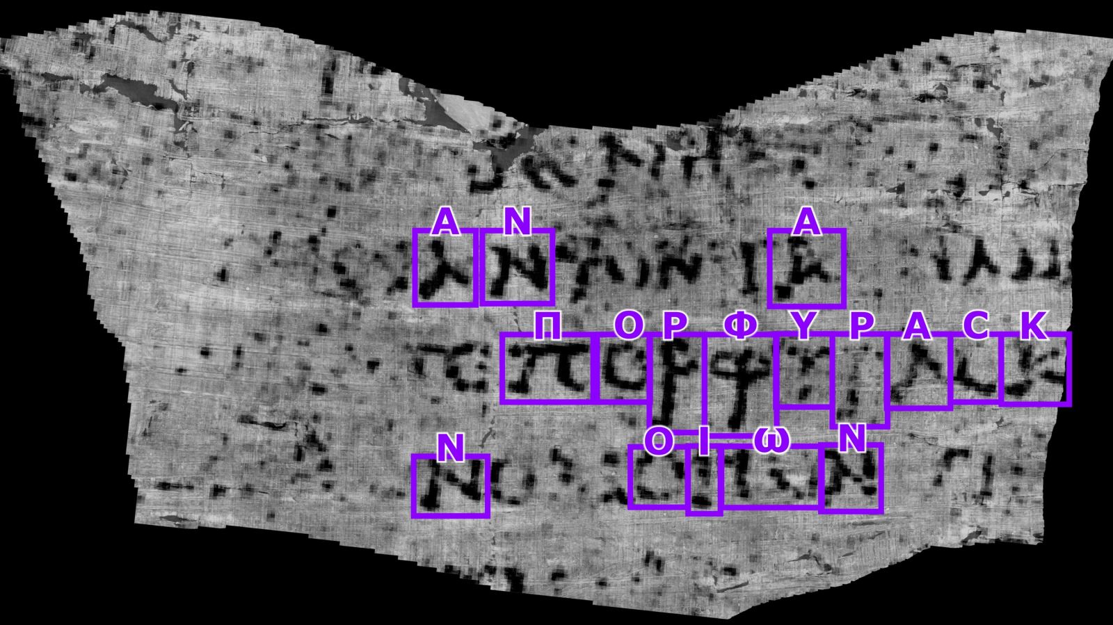 AI giúp giải mã cuộn giấy bị núi lửa chôn vui vào năm 79 sau Công nguyên - Ảnh 3.