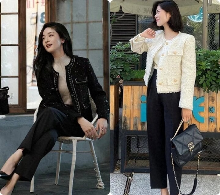 Gợi ý loạt oufit sang xịn mịn với quần âu giúp quý cô công sở tỏa sáng - Ảnh 1. Gợi ý loạt oufit sang xịn mịn với quần âu giúp quý cô công sở tỏa sáng - Ảnh 1.