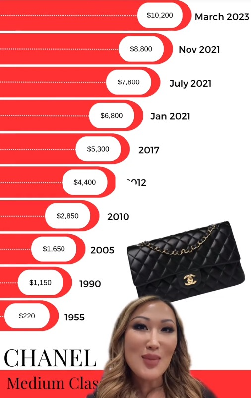 Túi Chanel tăng giá &quot;phi mã&quot; như giá vàng  - Ảnh 3.