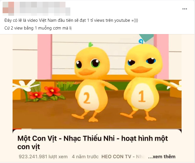 Việt Nam sắp có bài hát đầu tiên đạt 1 tỷ view Youtube: Không uổng công fan cày view, 1 muỗng cơm bằng 2 view - Ảnh 1.