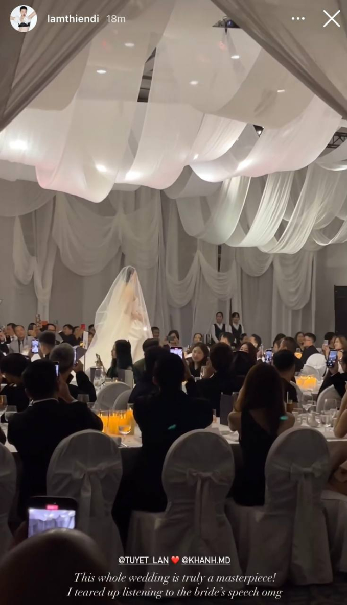 Hoa cưới của siêu mẫu Tuyết Lan chứa đựng ý nghĩa xúc động, không gian cưới thiết kế độc lạ gây ấn tượng với dàn khách - Ảnh 3.