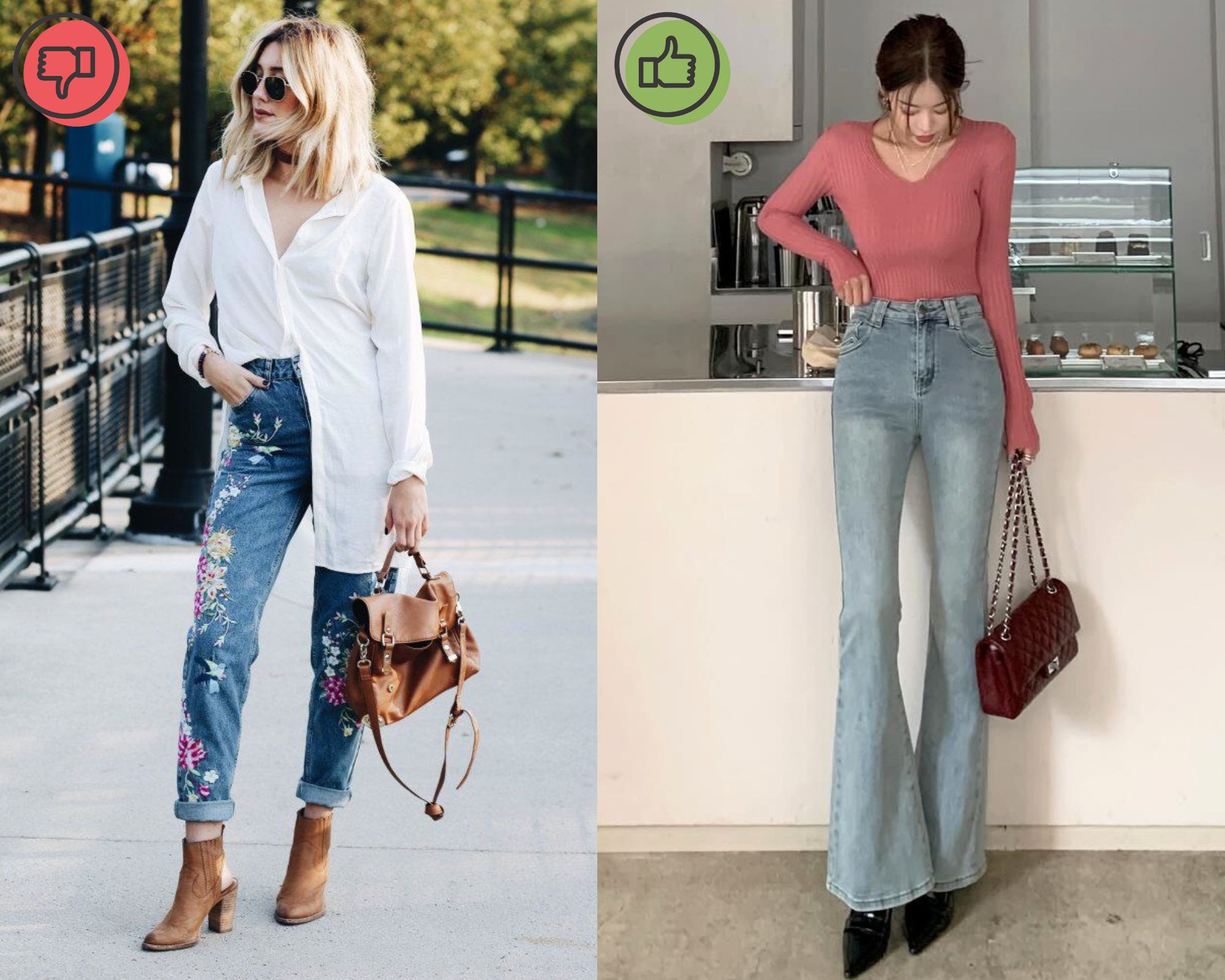 4 mẫu quần jeans lỗi mốt, khiến phong cách kém sành điệu - Ảnh 1.