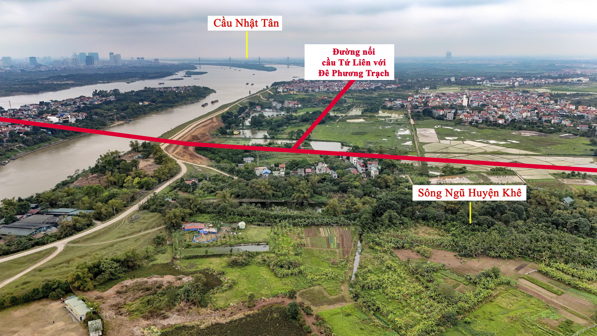 Khu vực sắp được xây cầu 20.000 tỷ, vượt qua 2 con sông lớn, đi qua đại dự án của Vinhomes ở Hà Nội- Ảnh 6.