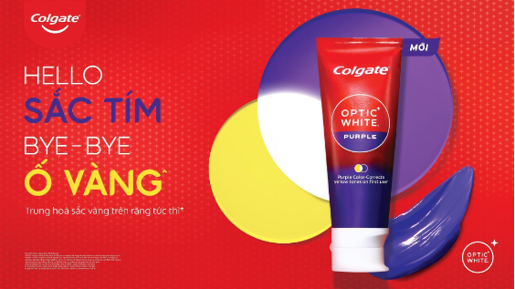 Colgate ra mắt kem đánh răng: Colgate Optic White Purple - Ảnh 1. Colgate ra mắt kem đánh răng: Colgate Optic White Purple - Ảnh 1.
