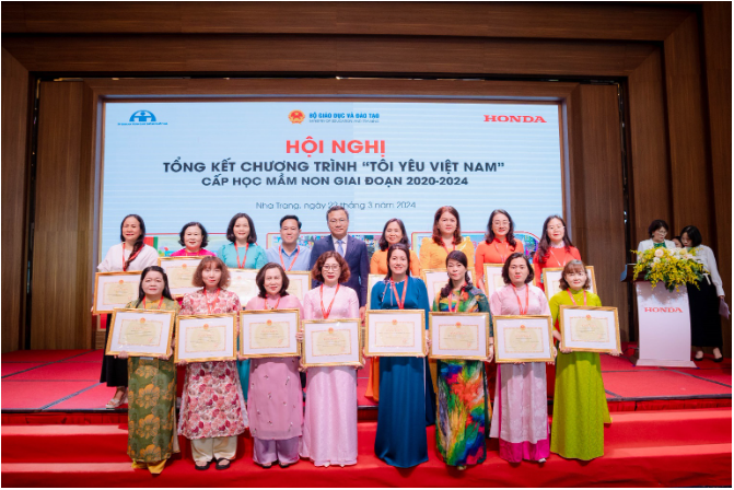 Honda Việt Nam tổ chức Hội nghị tổng kết chương trình Tôi yêu Việt Nam trong cấp học mầm non giai đoạn 2020-2024 - Ảnh 4.