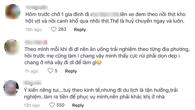 Tranh cãi chuyện các gia đình đi du lịch mang theo đồ ăn: Có tài xế còn huỷ chuyến khi thấy cảnh này? - Ảnh 2.