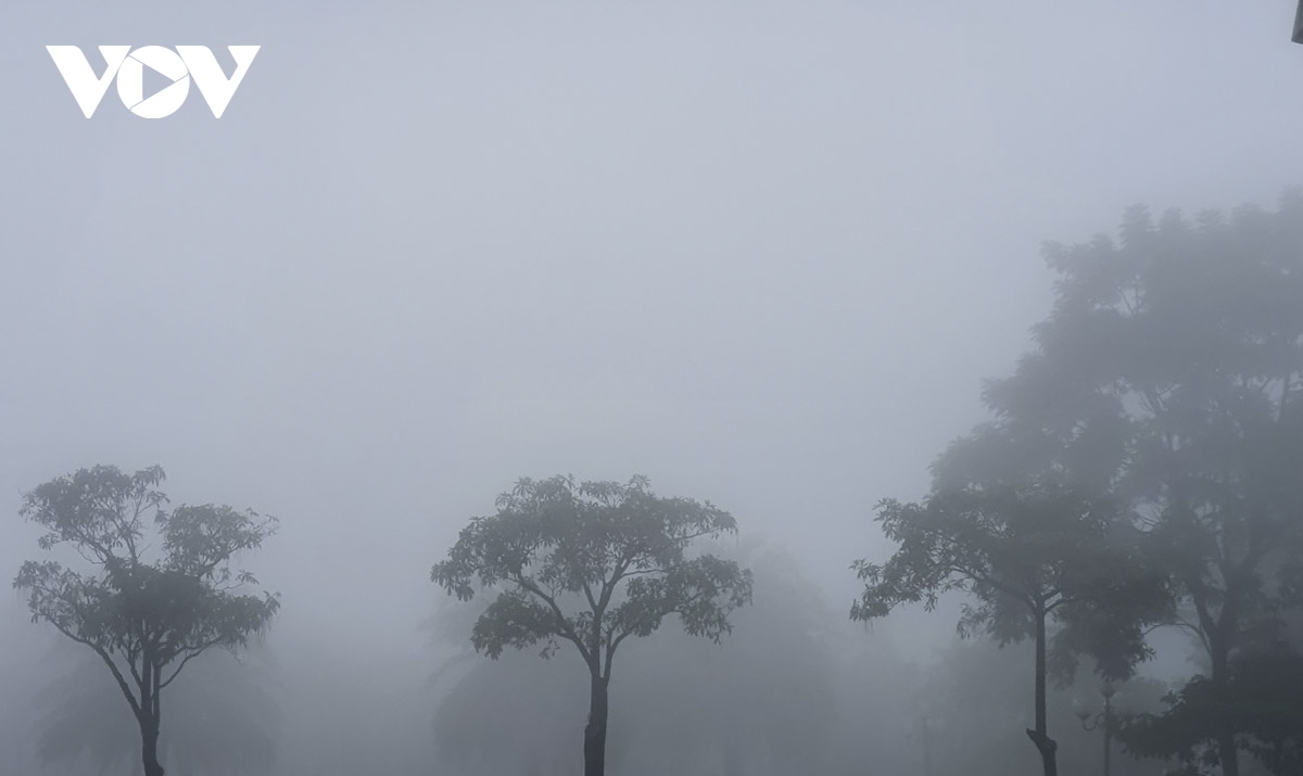 Sương mù dày đặc, chỉ số ô nhiễm không khí ở Hà Nội cao nhất thế giới - Ảnh 17.