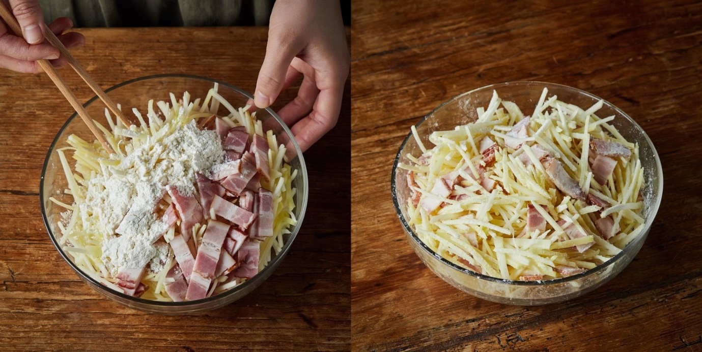 Mách bạn một cách biến tấu củ khoai tây thành một món bánh giòn rụm cực thơm ngon để nhâm nhi - Ảnh 3.