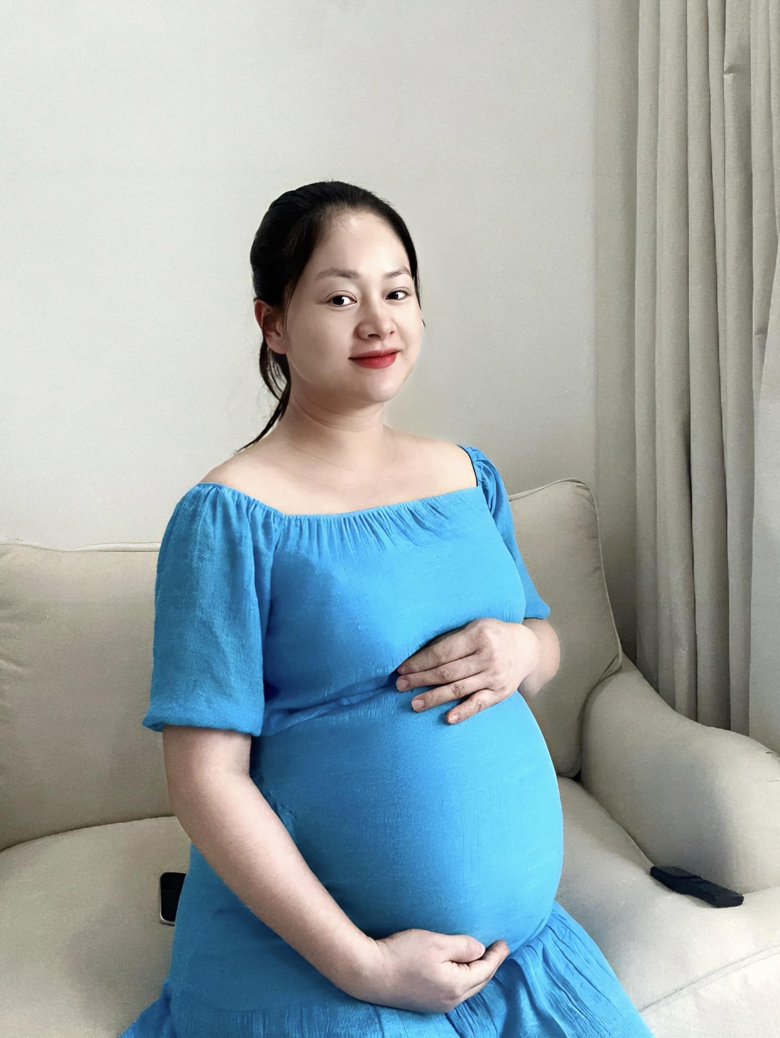 Diễn viên Lan Phương thông báo đã sinh con ở tuổi 41, tiết lộ điều trùng hợp khiến niềm vui nhân đôi - Ảnh 2.