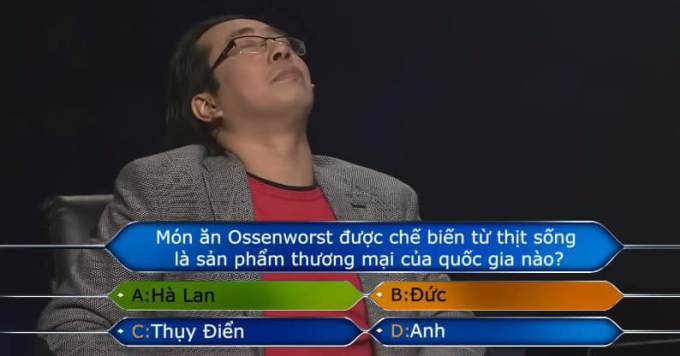 Câu hỏi khiến nhà báo Trương Anh Ngọc bị MC Lại Văn Sâm &quot;đuổi ra khỏi trường quay&quot;: Không quá khó nhưng có 1 dữ liệu &quot;bẫy&quot; - Ảnh 1.