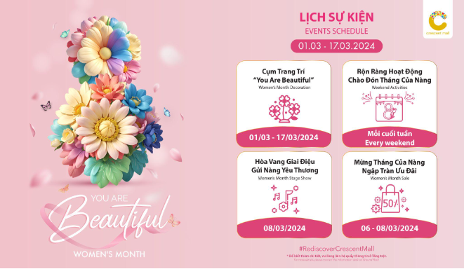 Crescent Mall rộn ràng giảm giá đồng loạt nhiều mặt hàng nhân dịp Quốc tế Phụ nữ, ai nhìn giá cũng muốn chốt đơn ngay - Ảnh 5. Crescent Mall rộn ràng giảm giá đồng loạt nhiều mặt hàng nhân dịp Quốc tế Phụ nữ, ai nhìn giá cũng muốn chốt đơn ngay - Ảnh 5.