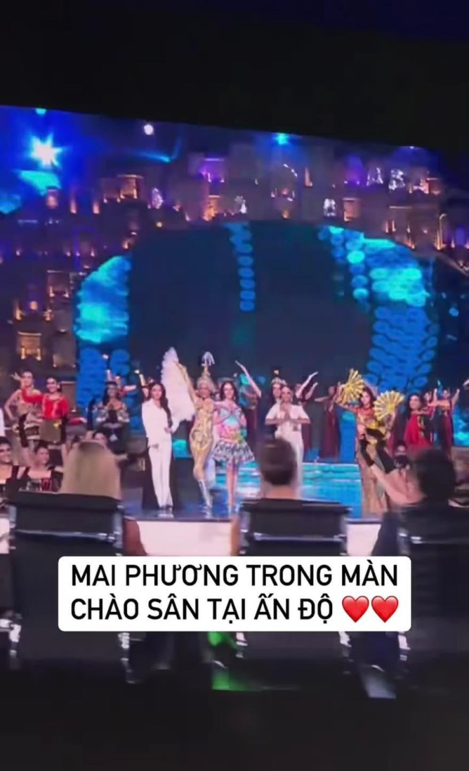 Chung kết Miss World 2024: Mai Phương khoe sắc vóc gợi cảm trong phần thi dạ hội, xuất hiện 7 giây gây sốt bên dàn đối thủ - Ảnh 2.