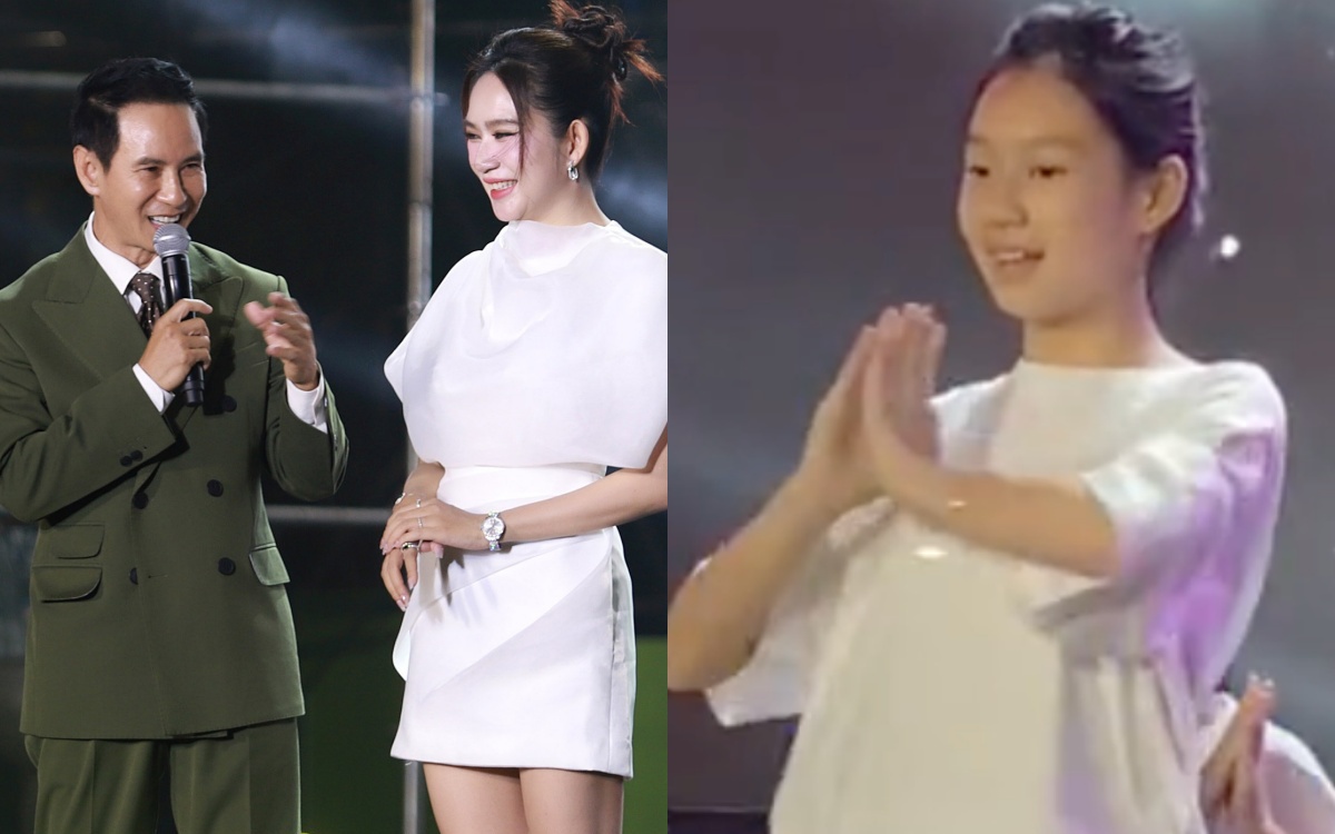 Lý Hải - Minh Hà đưa 4 con lên sân khấu, bé gái 10 tuổi làm gì mà ai cũng khen vừa xinh vừa giỏi