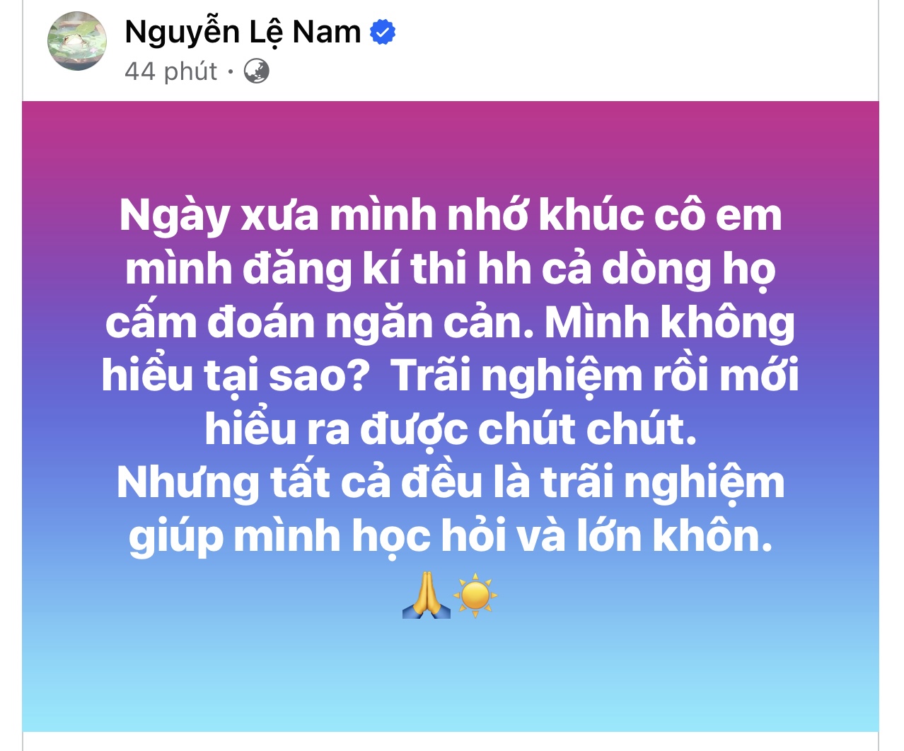 Nam Anh tiết lộ chuyện ít ai biết về Nam Em, từng bị cả họ cấm cản khi làm điều này- Ảnh 1.