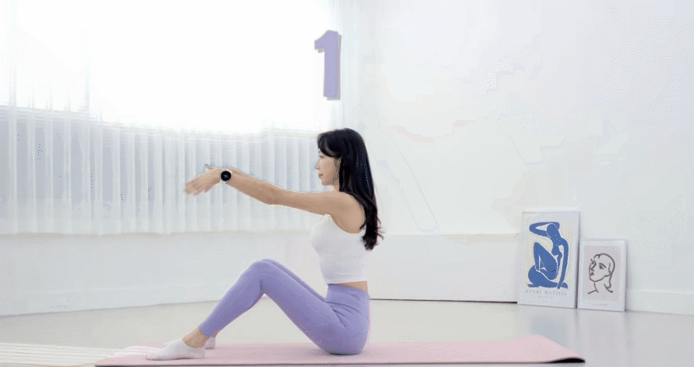 HLV Hàn hướng dẫn bài tập pilates tại nhà cho người mới bắt đầu - Ảnh 3.