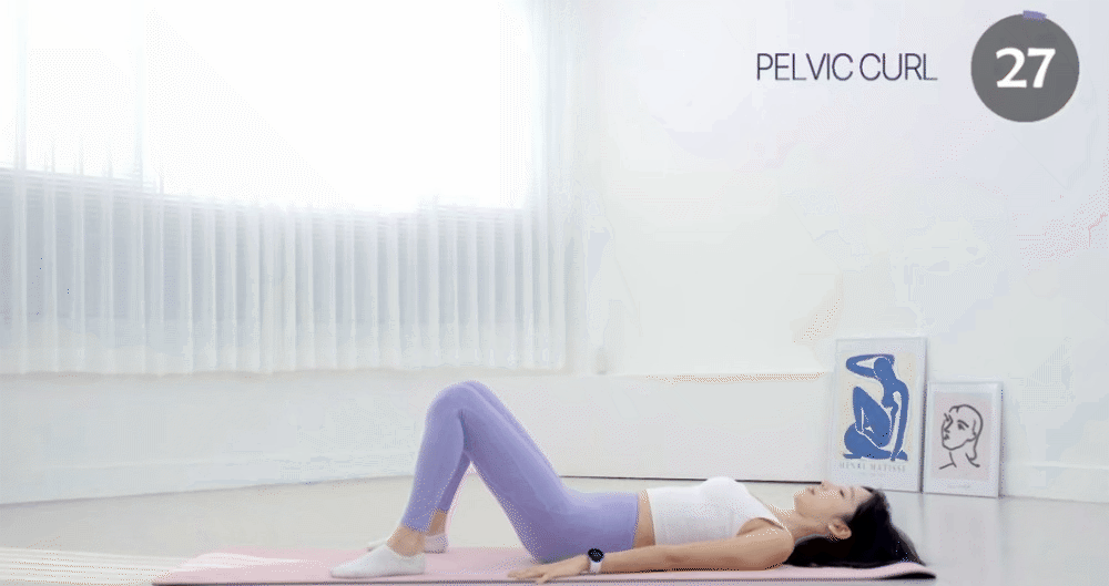 HLV Hàn hướng dẫn bài tập pilates tại nhà cho người mới bắt đầu - Ảnh 4.