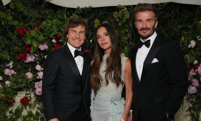 David và Victoria Beckham say mê Tom Cruise - Ảnh 1.