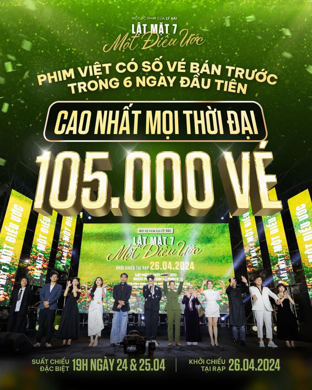 Lật Mặt 7 mới chiếu đã thống trị phòng vé Việt, doanh thu trong ngày gấp 7 lần phim 18+ của Thái Hòa- Ảnh 1.