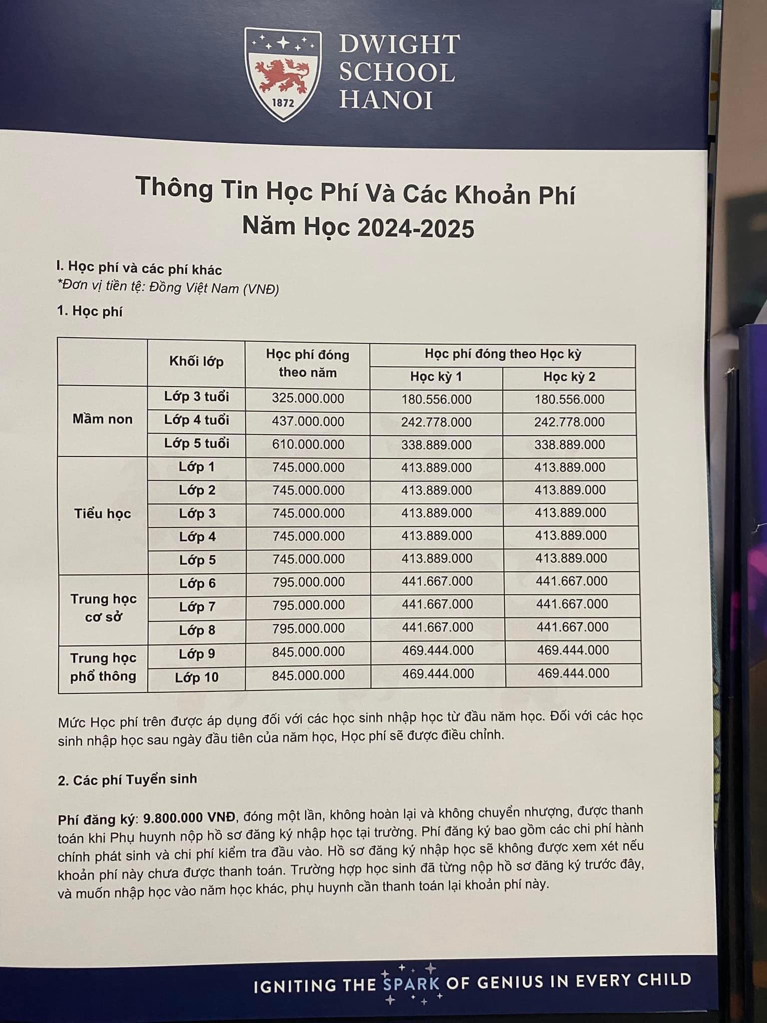 1 trường quốc tế mới ở Hà Nội đang khiến nhiều phụ huynh... &quot;thẫn thờ&quot; khi xem học phí: Tới 845 triệu đồng/năm!- Ảnh 1.