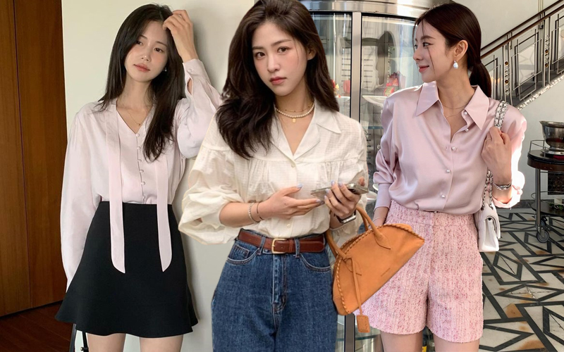 Diện áo blouse với 4 kiểu quần và chân váy này sẽ giúp bạn mặc đẹp suốt mùa hè - Ảnh 1.