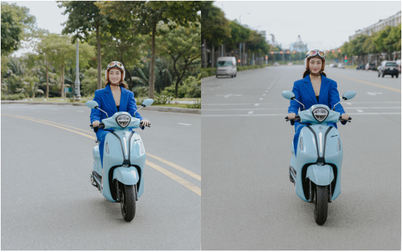 Hoa hậu Lương Thuỳ Linh vi vu trên chiếc xế cưng mang động cơ xanh - Ảnh 3.
