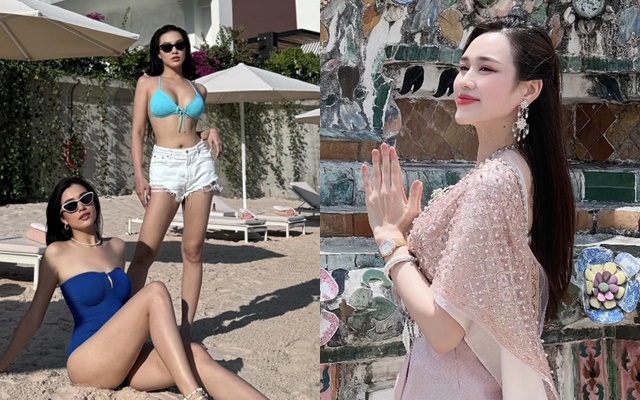 Sao Việt rộn ràng nghỉ lễ: Hoa hậu Đỗ Hà lộ diện giữa thông tin cưới thiếu gia, dàn người đẹp diện bikini &quot;cực nóng&quot;