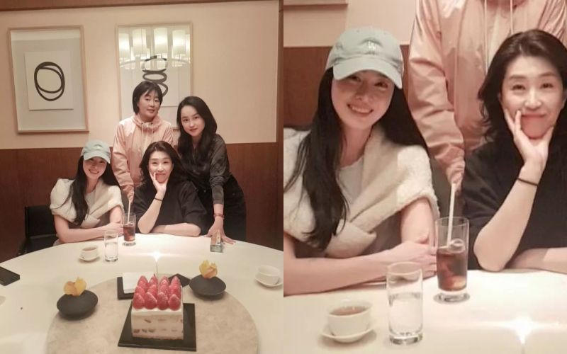 Đón sinh nhật muộn bên đồng nghiệp thân thiết, Kim Tae Hee lộ dấu hiệu lão hóa ở tuổi 44
