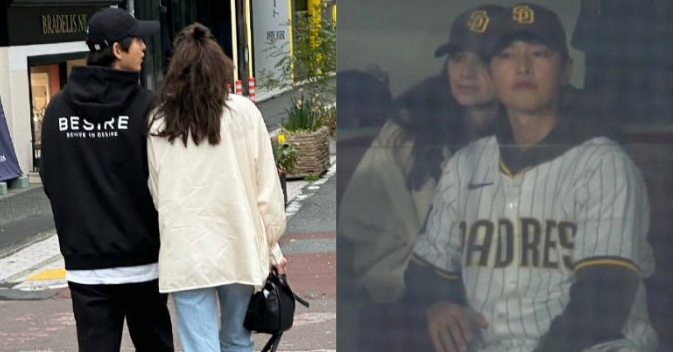 Dậy sóng ảnh Song Joong Ki và vợ Tây hẹn hò ở nước ngoài: Dựa sát rạt khác “một trời một vực” lúc tới SVĐ